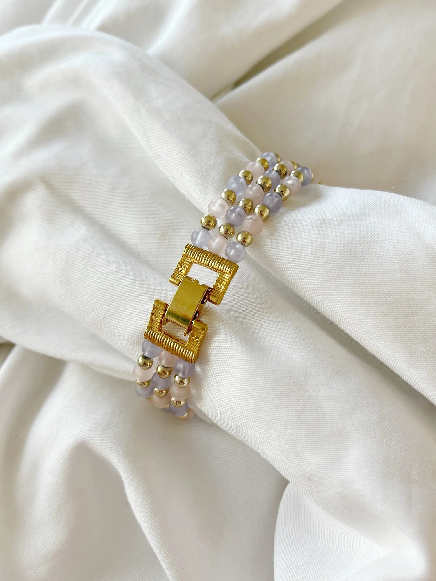 Golden Lavender Pearl Watch